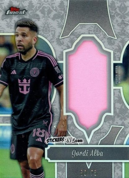 Cromo Jordi  Alba  - Finest MLS 2024-2025
 n. FF-JA - Topps
