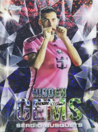 Sticker Sergio Busquets - Finest MLS 2024-2025
 n. HG-4 - Topps