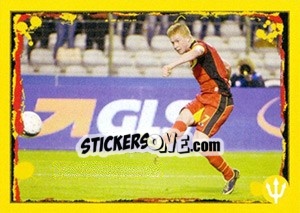 Cromo Belgium-Wales: Kevin De Bruyne - Belgian Red Devils 2014 n. 30 - Panini