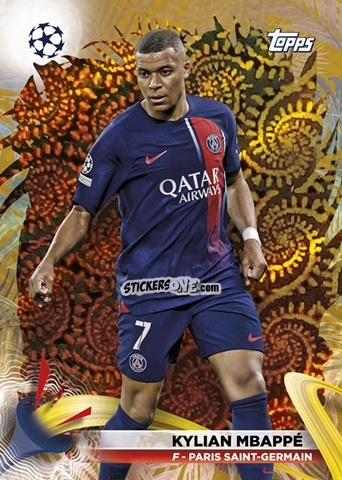 Sticker Kylian Mbappé - Carnaval Edition UEFA Club Competitions 2023-2024
 n. 8 - Topps