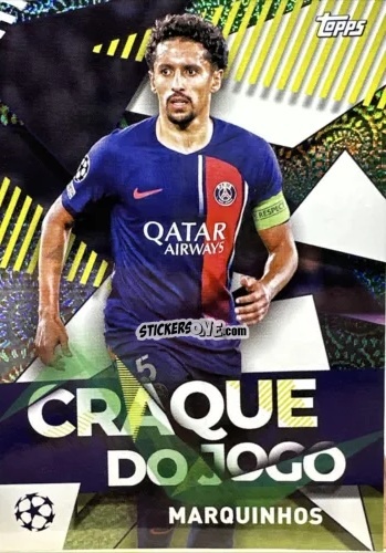 Figurina Marquinhos - Carnaval Edition UEFA Club Competitions 2023-2024
 n. CJ-13 - Topps