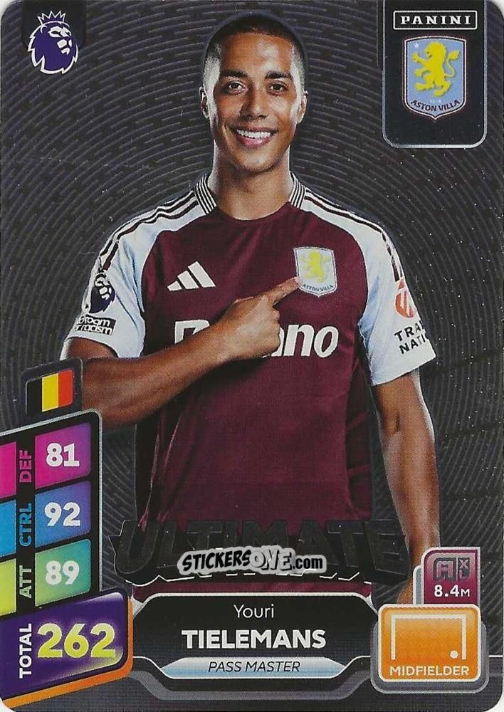 Sticker Youri Tielemans - English Premier League 2024-2025. Adrenalyn XL Plus
 n. 1 - Panini