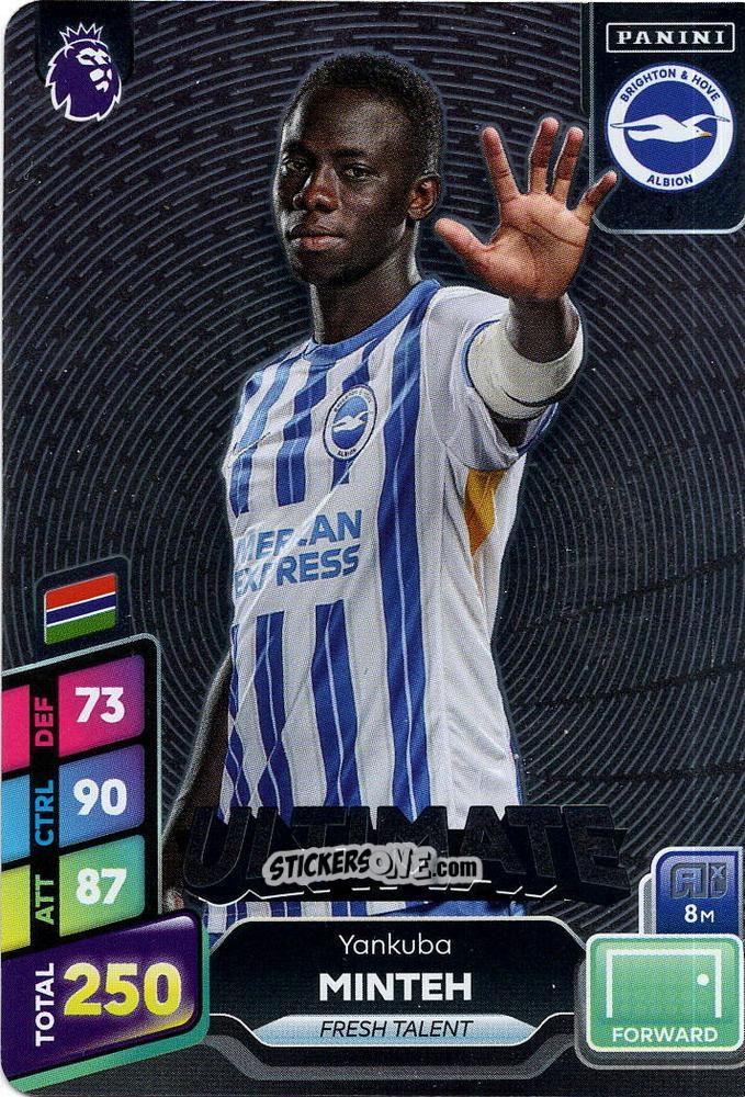 Cromo Yankuba Minteh - English Premier League 2024-2025. Adrenalyn XL Plus
 n. 3 - Panini