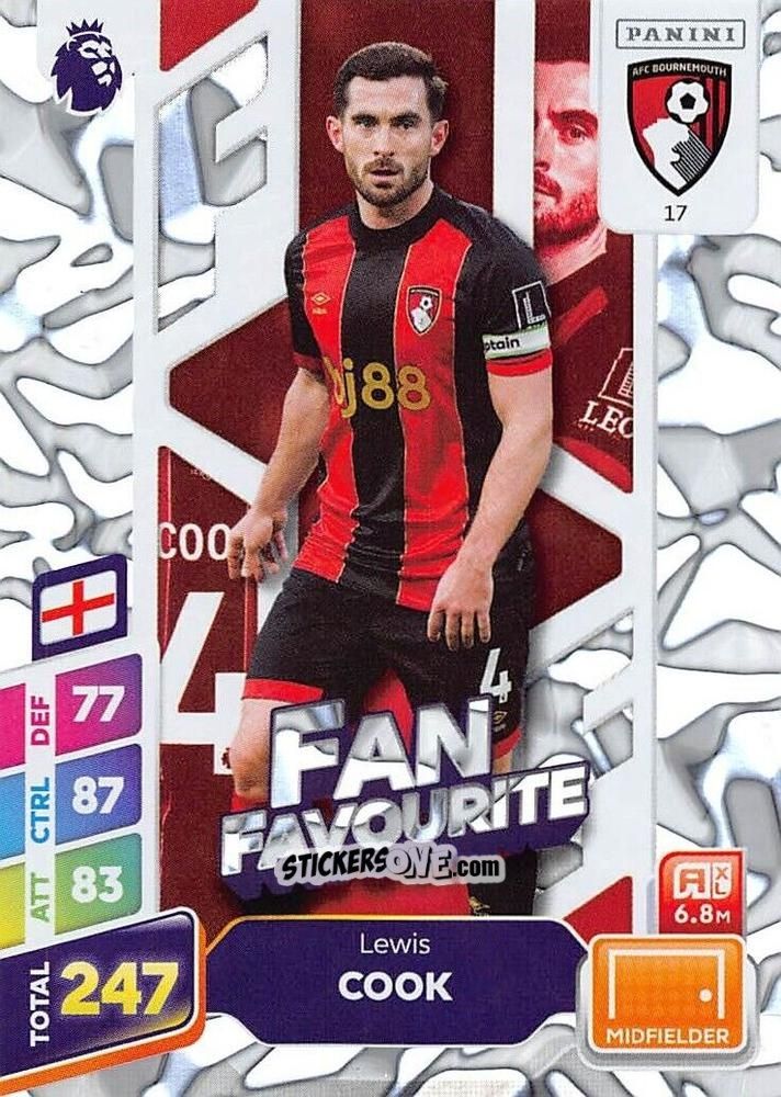Sticker Lewis Cook - English Premier League 2024-2025. Adrenalyn XL Plus
 n. 17 - Panini