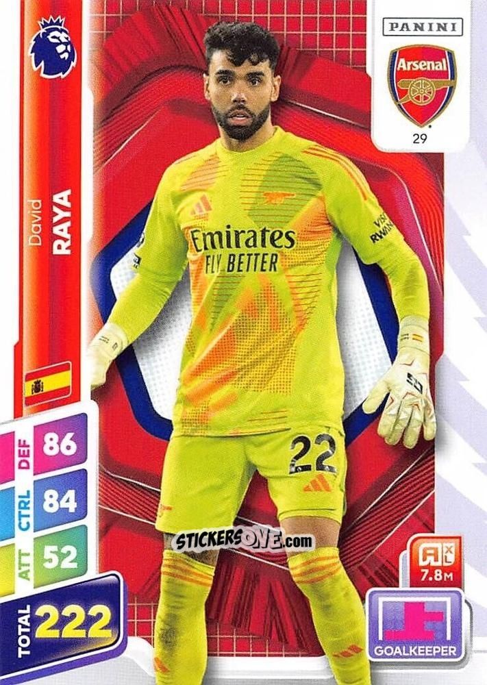Sticker David Raya - English Premier League 2024-2025. Adrenalyn XL Plus
 n. 29 - Panini