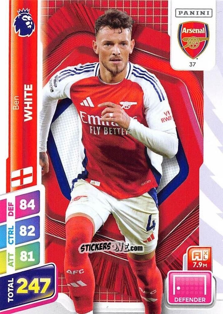 Sticker Ben White - English Premier League 2024-2025. Adrenalyn XL Plus
 n. 37 - Panini