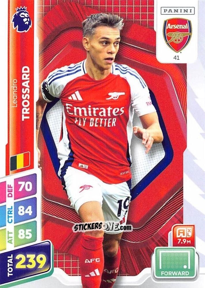 Sticker Leandro Trossard - English Premier League 2024-2025. Adrenalyn XL Plus
 n. 41 - Panini