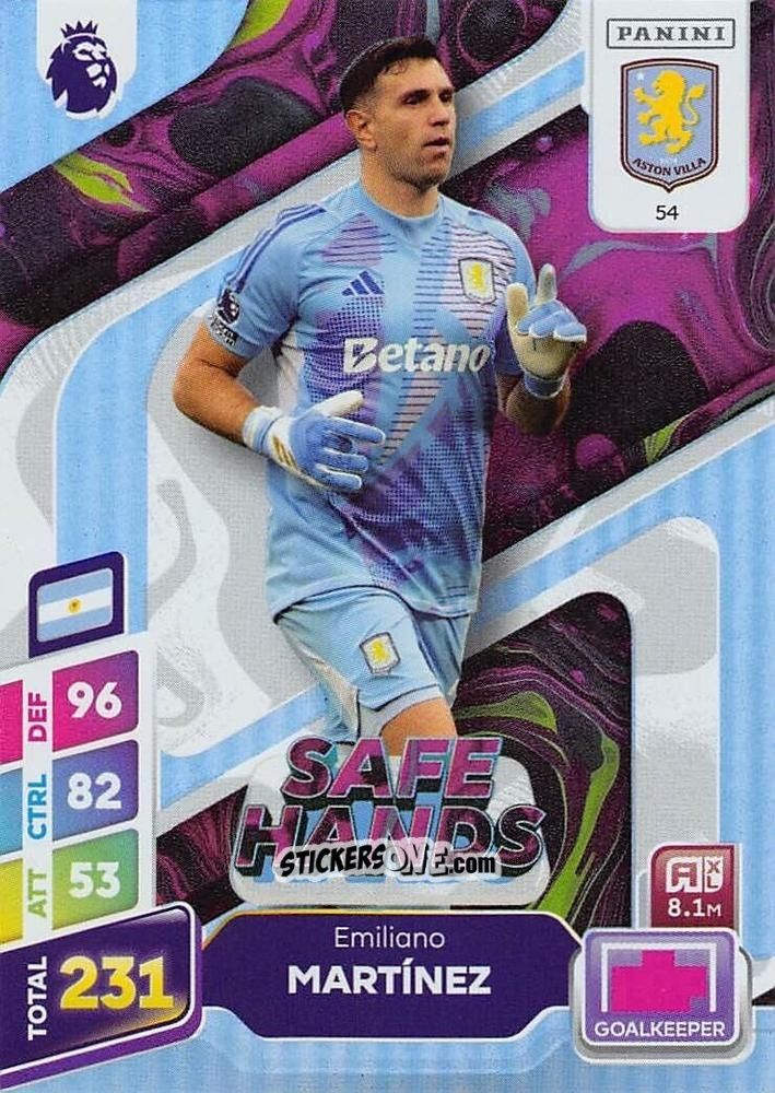 Figurina Emiliano Martínez - English Premier League 2024-2025. Adrenalyn XL Plus
 n. 54 - Panini