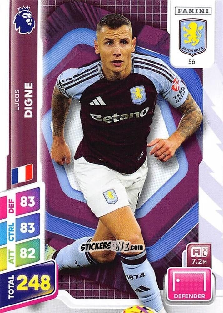 Cromo Lucas Digne - English Premier League 2024-2025. Adrenalyn XL Plus
 n. 56 - Panini
