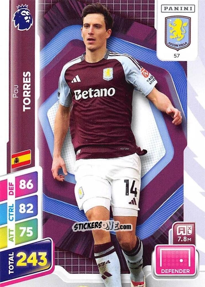 Sticker Pau Torres - English Premier League 2024-2025. Adrenalyn XL Plus
 n. 57 - Panini