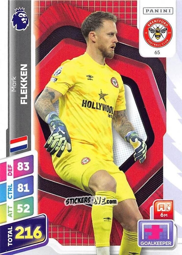 Sticker Mark Flekken - English Premier League 2024-2025. Adrenalyn XL Plus
 n. 65 - Panini