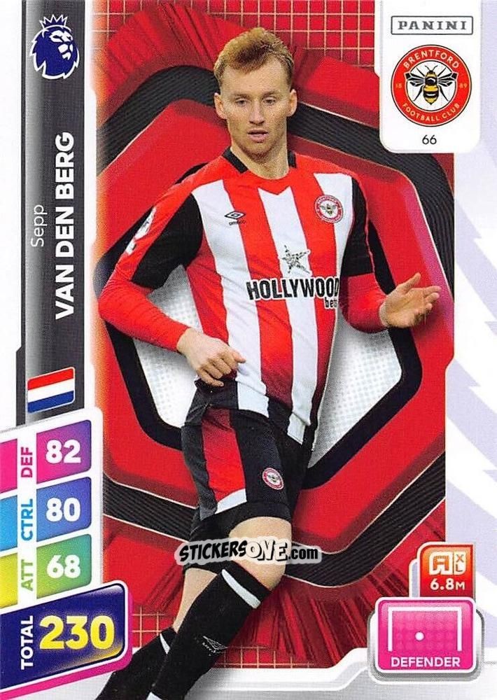 Sticker Sepp Van Den Berg - English Premier League 2024-2025. Adrenalyn XL Plus
 n. 66 - Panini