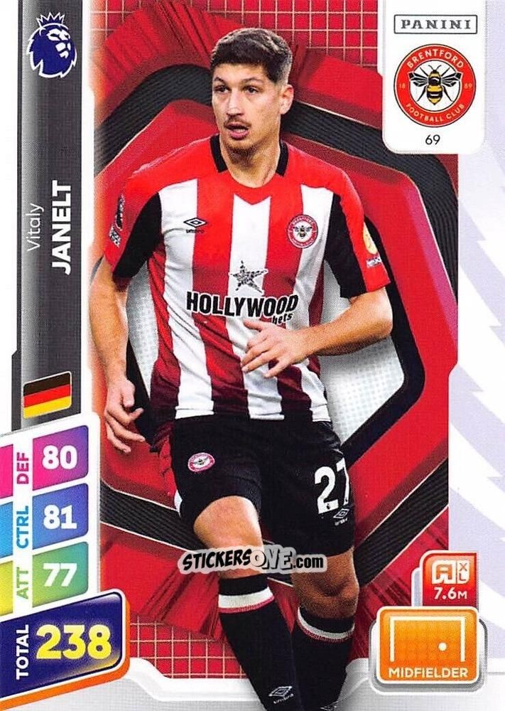 Figurina Vitaly Janelt - English Premier League 2024-2025. Adrenalyn XL Plus
 n. 69 - Panini