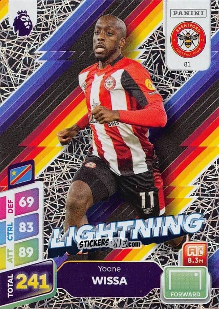 Sticker Yoane Wissa - English Premier League 2024-2025. Adrenalyn XL Plus
 n. 81 - Panini