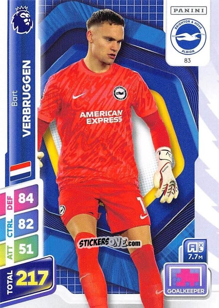 Cromo Bart Verbruggen - English Premier League 2024-2025. Adrenalyn XL Plus
 n. 83 - Panini