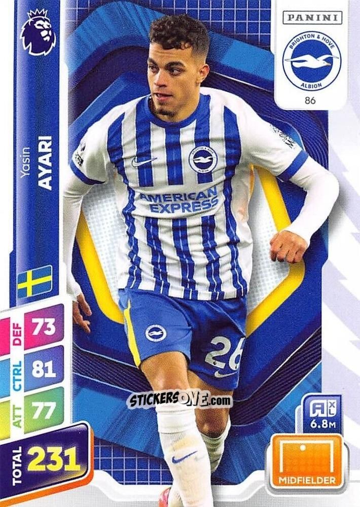 Cromo Yasin Ayari - English Premier League 2024-2025. Adrenalyn XL Plus
 n. 86 - Panini