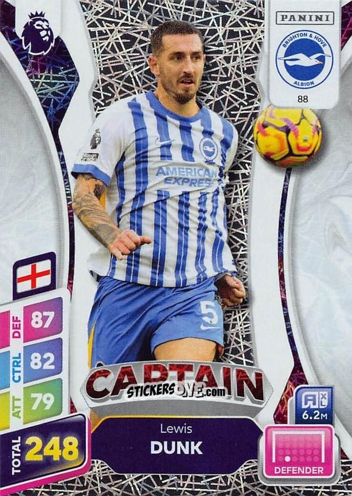 Cromo Lewis Dunk - English Premier League 2024-2025. Adrenalyn XL Plus
 n. 88 - Panini