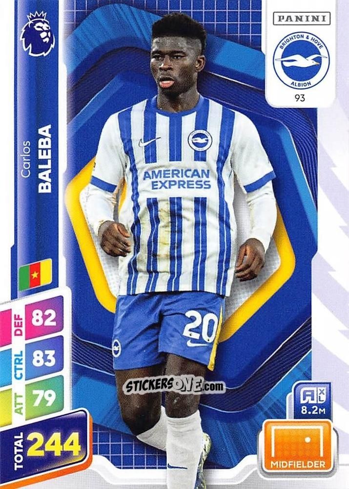 Cromo Carlos Baleba - English Premier League 2024-2025. Adrenalyn XL Plus
 n. 93 - Panini