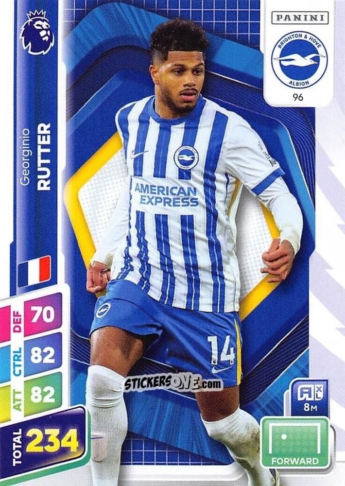 Cromo Georginio Rutter - English Premier League 2024-2025. Adrenalyn XL Plus
 n. 96 - Panini