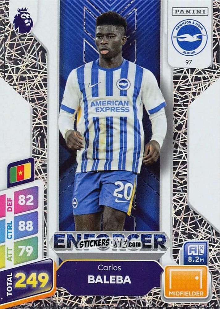 Cromo Carlos Baleba - English Premier League 2024-2025. Adrenalyn XL Plus
 n. 97 - Panini