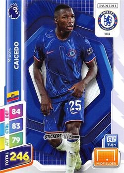 Cromo Moisés Caicedo - English Premier League 2024-2025. Adrenalyn XL Plus
 n. 104 - Panini