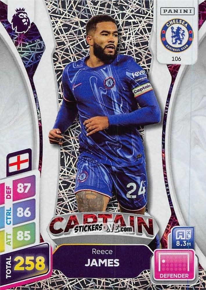 Figurina Reece James - English Premier League 2024-2025. Adrenalyn XL Plus
 n. 106 - Panini