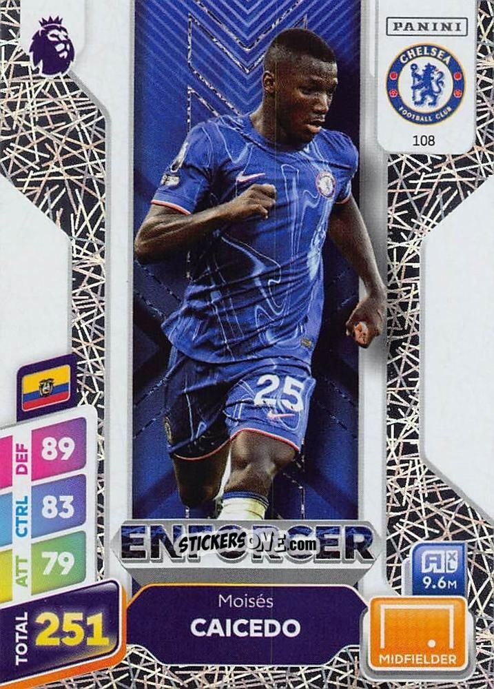 Cromo Moisés Caicedo - English Premier League 2024-2025. Adrenalyn XL Plus
 n. 108 - Panini