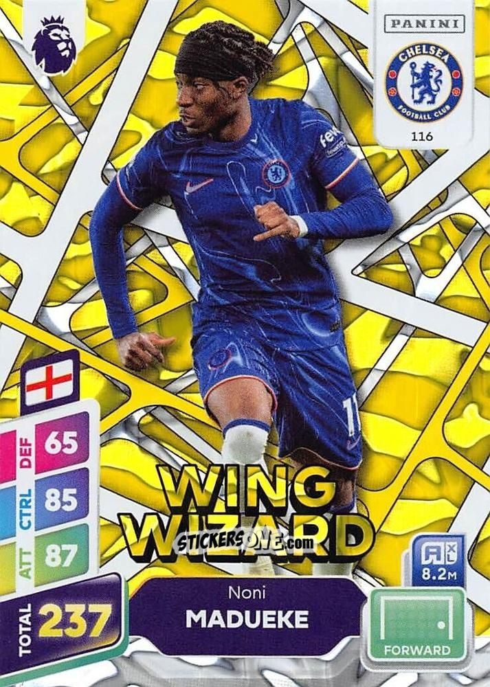 Sticker Noni Madueke - English Premier League 2024-2025. Adrenalyn XL Plus
 n. 116 - Panini