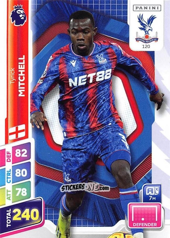 Sticker Tyrick Mitchell - English Premier League 2024-2025. Adrenalyn XL Plus
 n. 120 - Panini