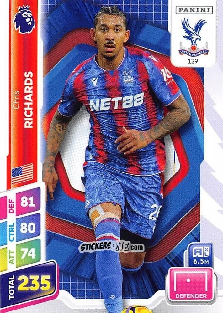 Sticker Chris Richards - English Premier League 2024-2025. Adrenalyn XL Plus
 n. 129 - Panini