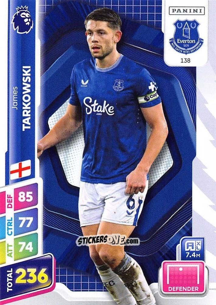Sticker James Tarkowski - English Premier League 2024-2025. Adrenalyn XL Plus
 n. 138 - Panini