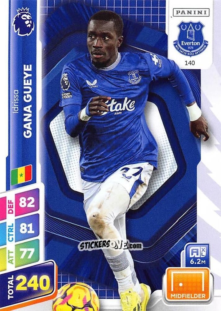 Figurina Idrissa Gana Gueye - English Premier League 2024-2025. Adrenalyn XL Plus
 n. 140 - Panini