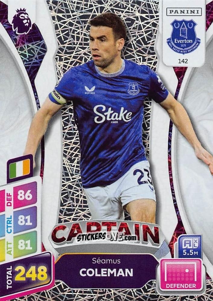 Figurina Séamus Coleman - English Premier League 2024-2025. Adrenalyn XL Plus
 n. 142 - Panini