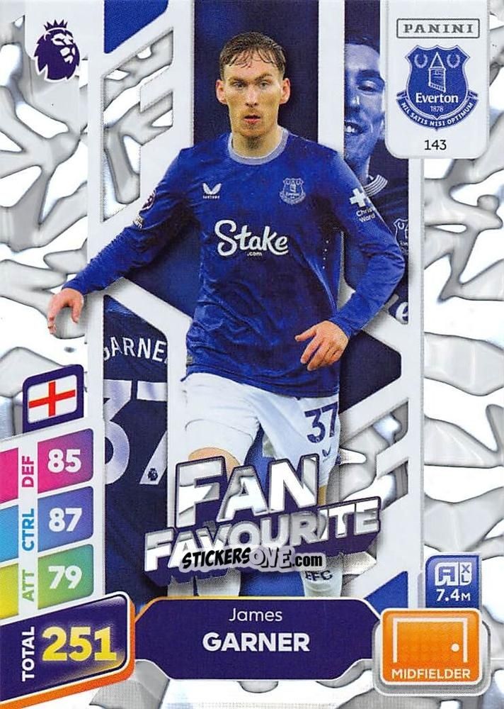 Figurina James Garner - English Premier League 2024-2025. Adrenalyn XL Plus
 n. 143 - Panini
