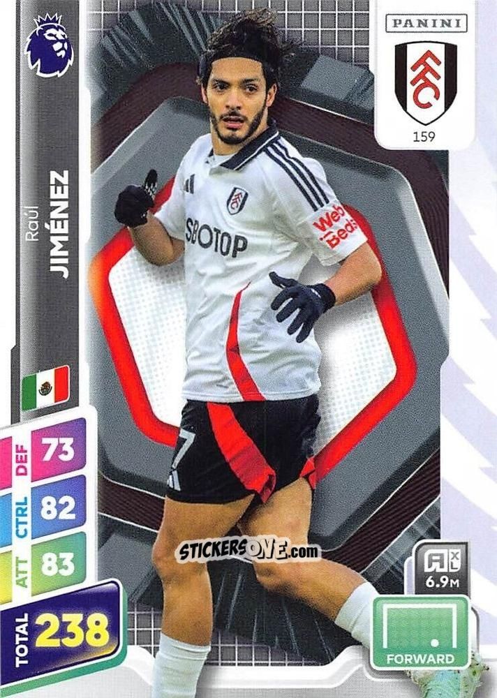Figurina Raúl Jiménez - English Premier League 2024-2025. Adrenalyn XL Plus
 n. 159 - Panini
