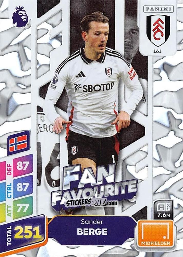 Figurina Sander Berge - English Premier League 2024-2025. Adrenalyn XL Plus
 n. 161 - Panini