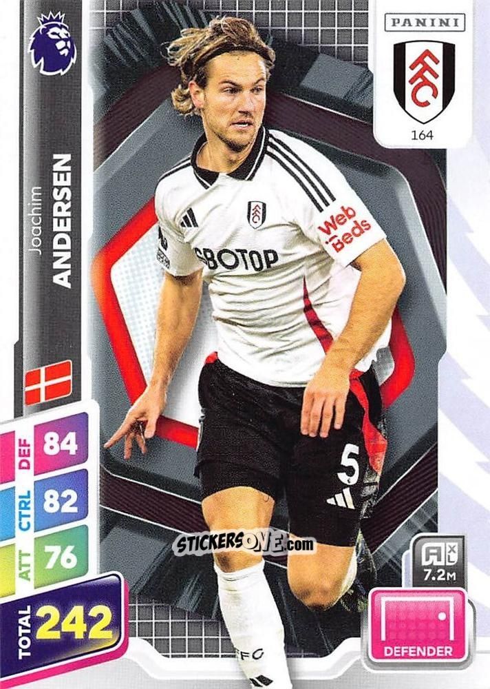 Figurina Joachim Andersen - English Premier League 2024-2025. Adrenalyn XL Plus
 n. 164 - Panini