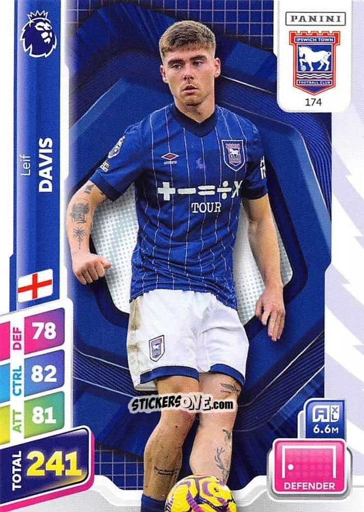 Cromo Leif Davis - English Premier League 2024-2025. Adrenalyn XL Plus
 n. 174 - Panini