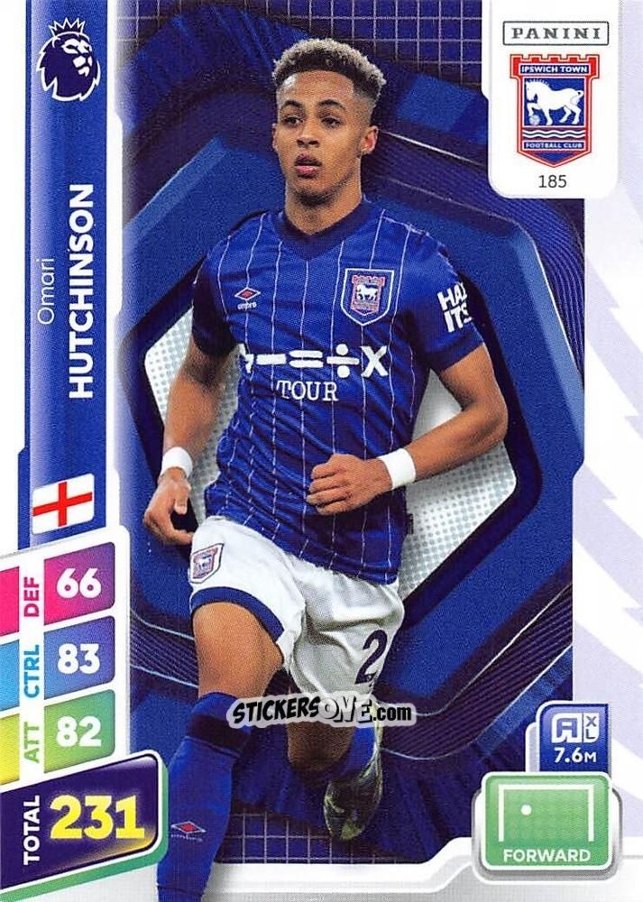 Cromo Omari Hutchinson - English Premier League 2024-2025. Adrenalyn XL Plus
 n. 185 - Panini
