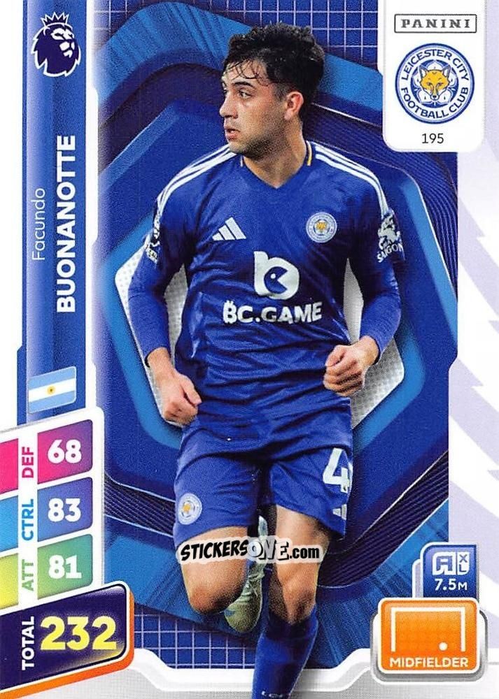 Figurina Facundo Buonanotte - English Premier League 2024-2025. Adrenalyn XL Plus
 n. 195 - Panini