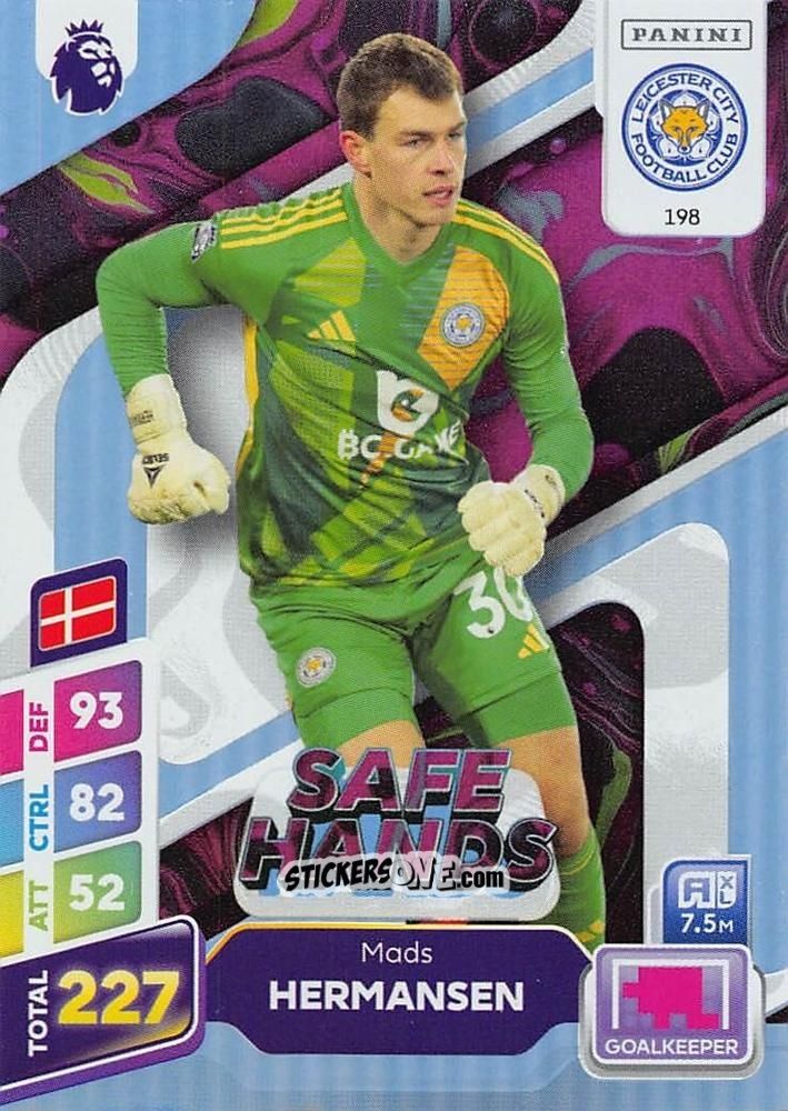 Figurina Mads Hermansen - English Premier League 2024-2025. Adrenalyn XL Plus
 n. 198 - Panini