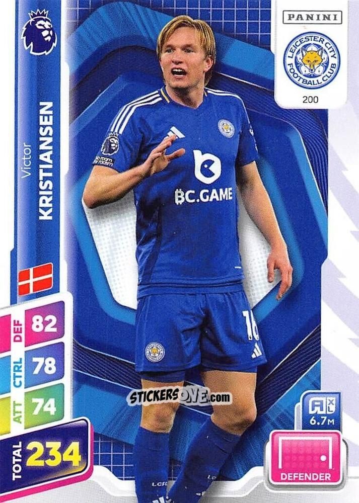 Sticker Victor Kristiansen - English Premier League 2024-2025. Adrenalyn XL Plus
 n. 200 - Panini