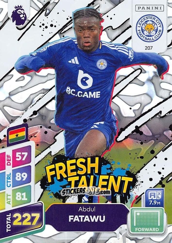 Sticker Abdul Fatawu - English Premier League 2024-2025. Adrenalyn XL Plus
 n. 207 - Panini