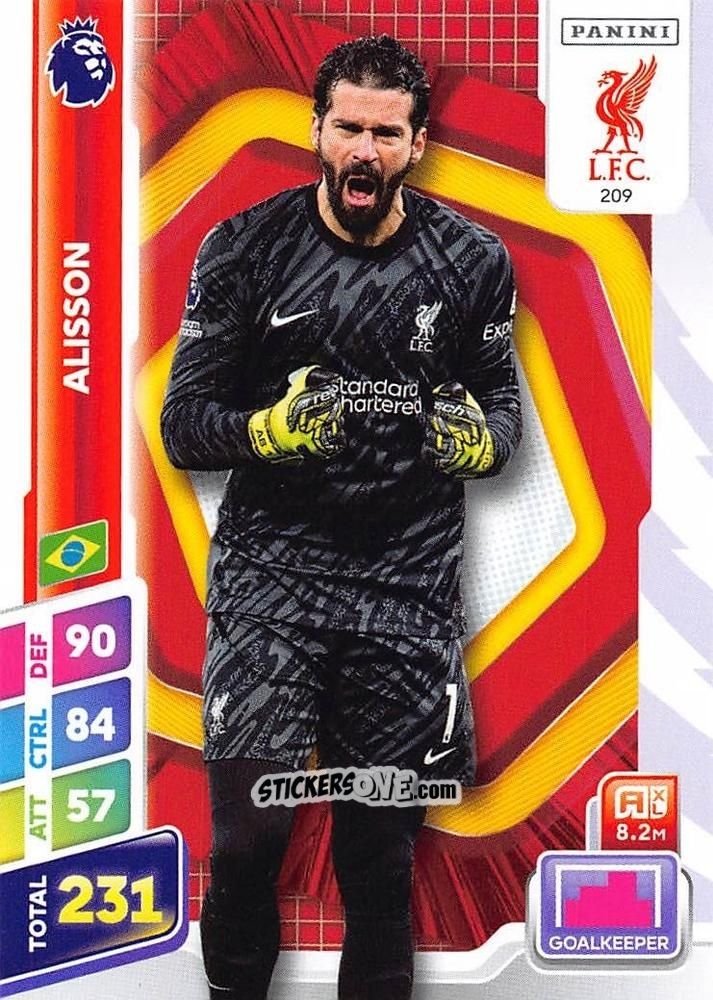 Cromo Alisson Becker - English Premier League 2024-2025. Adrenalyn XL Plus
 n. 209 - Panini