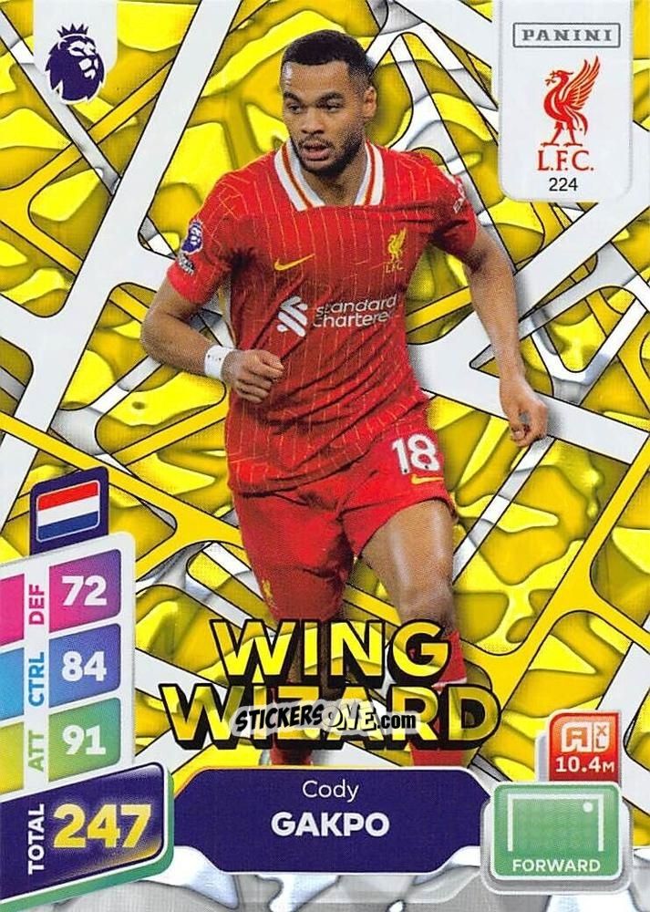 Cromo Cody Gakpo - English Premier League 2024-2025. Adrenalyn XL Plus
 n. 224 - Panini