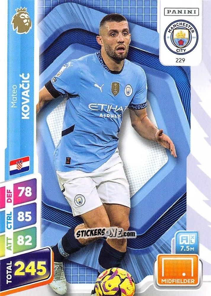 Figurina Mateo Kovačić - English Premier League 2024-2025. Adrenalyn XL Plus
 n. 229 - Panini