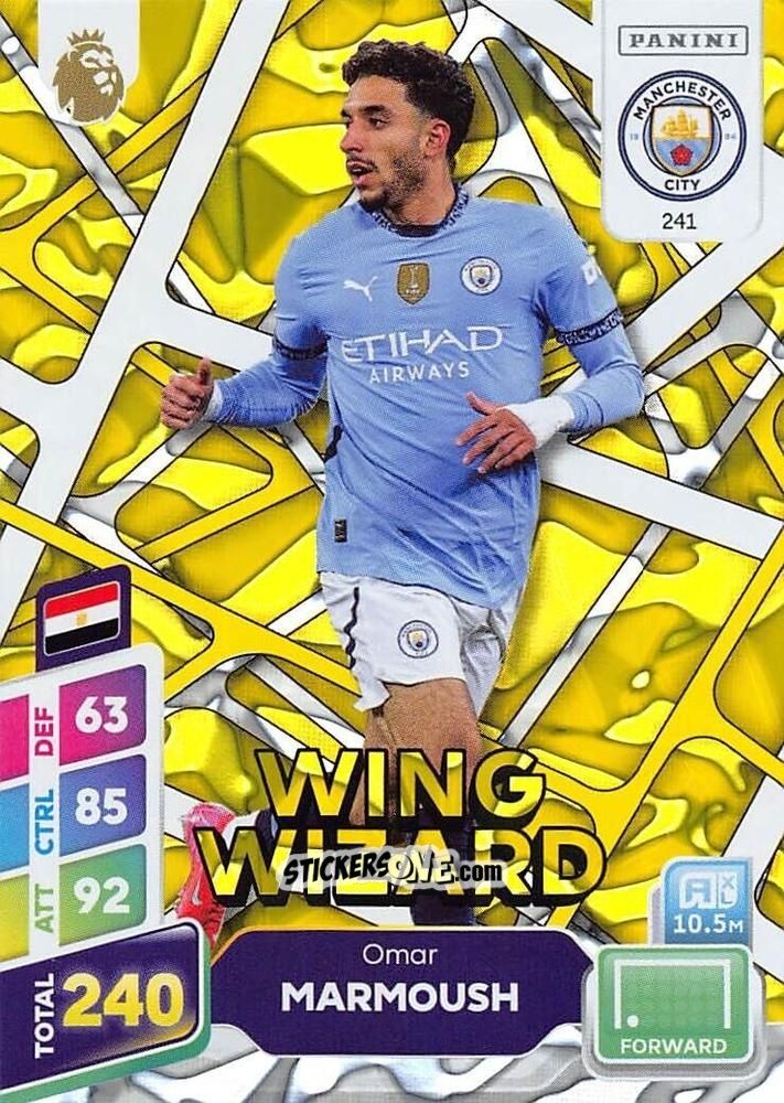 Figurina Omar Marmoush - English Premier League 2024-2025. Adrenalyn XL Plus
 n. 241 - Panini