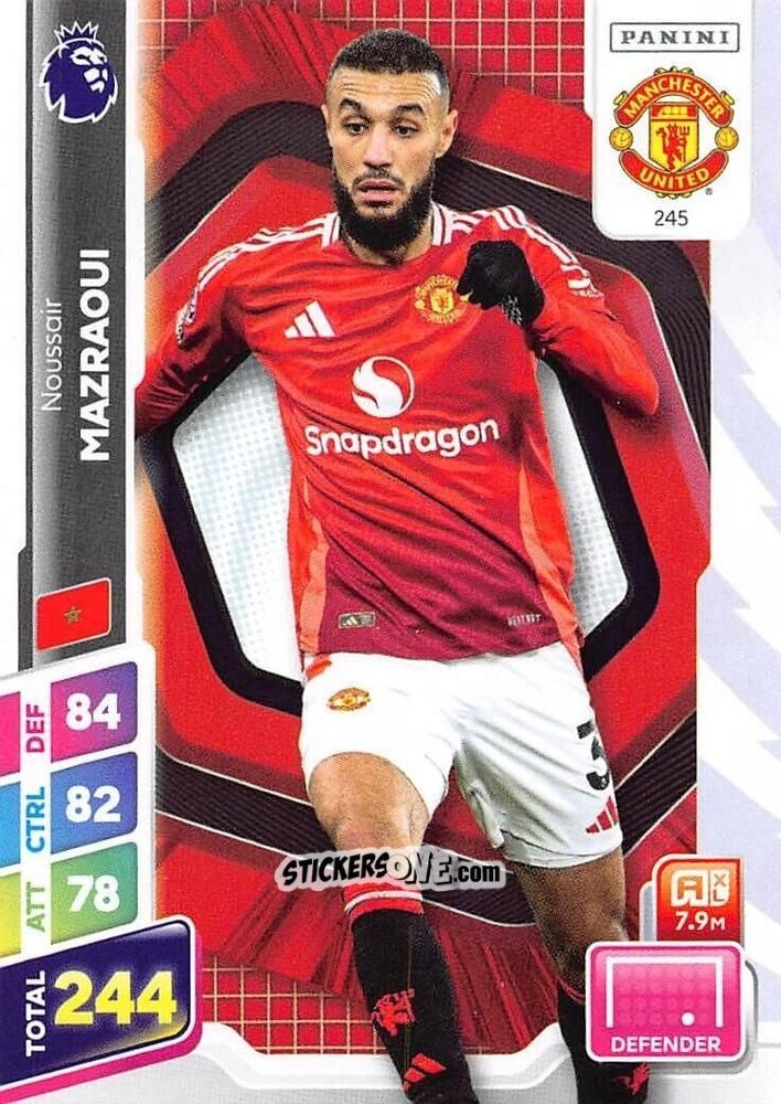 Cromo Noussair Mazraoui - English Premier League 2024-2025. Adrenalyn XL Plus
 n. 245 - Panini