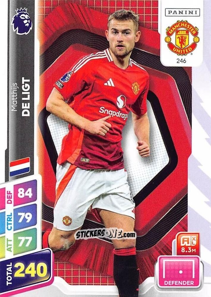 Sticker Matthijs de Ligt - English Premier League 2024-2025. Adrenalyn XL Plus
 n. 246 - Panini