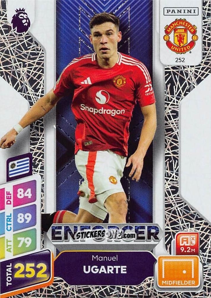 Sticker Manuel Ugarte - English Premier League 2024-2025. Adrenalyn XL Plus
 n. 252 - Panini